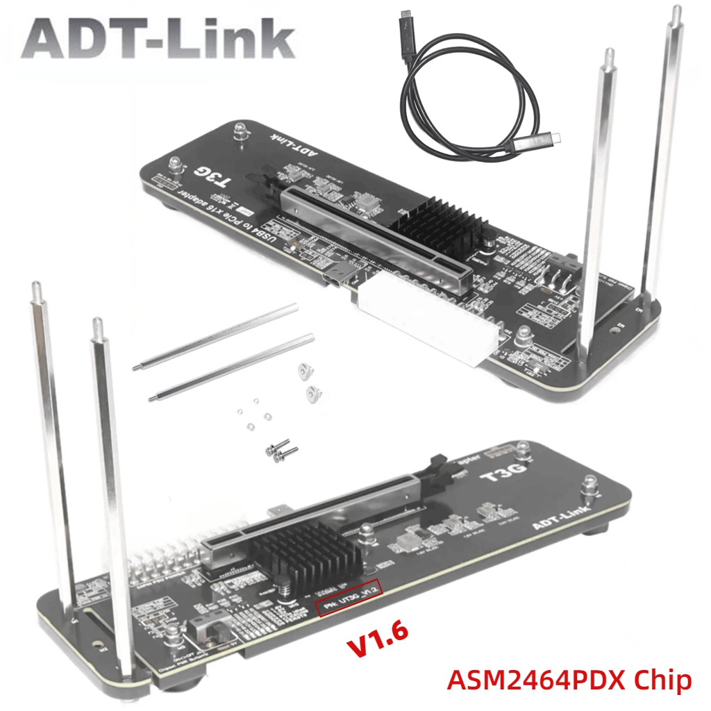 Gpu External Dock Egpu Thunderbolt 4 - ADT UT3G pour NUC ITX STX