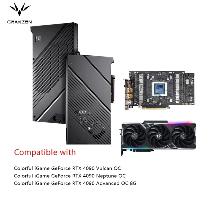 Bloc d'eau Granzon pour carte  - Rtx 4090 Water Block Full Cover avis et prix