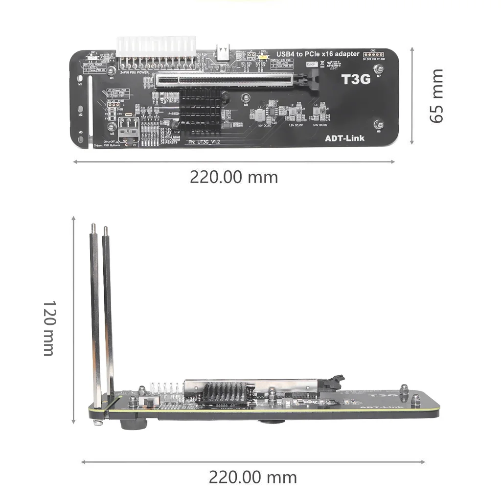 ADT UT3G pour NUC ITX STX Ordi - Gpu External Dock Egpu Thunderbolt 4 avis et prix