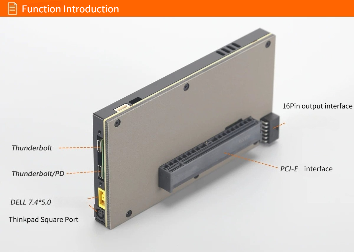 Carte graphique externe eGPU T - Gpu External Dock Egpu Thunderbolt 4 avis et prix