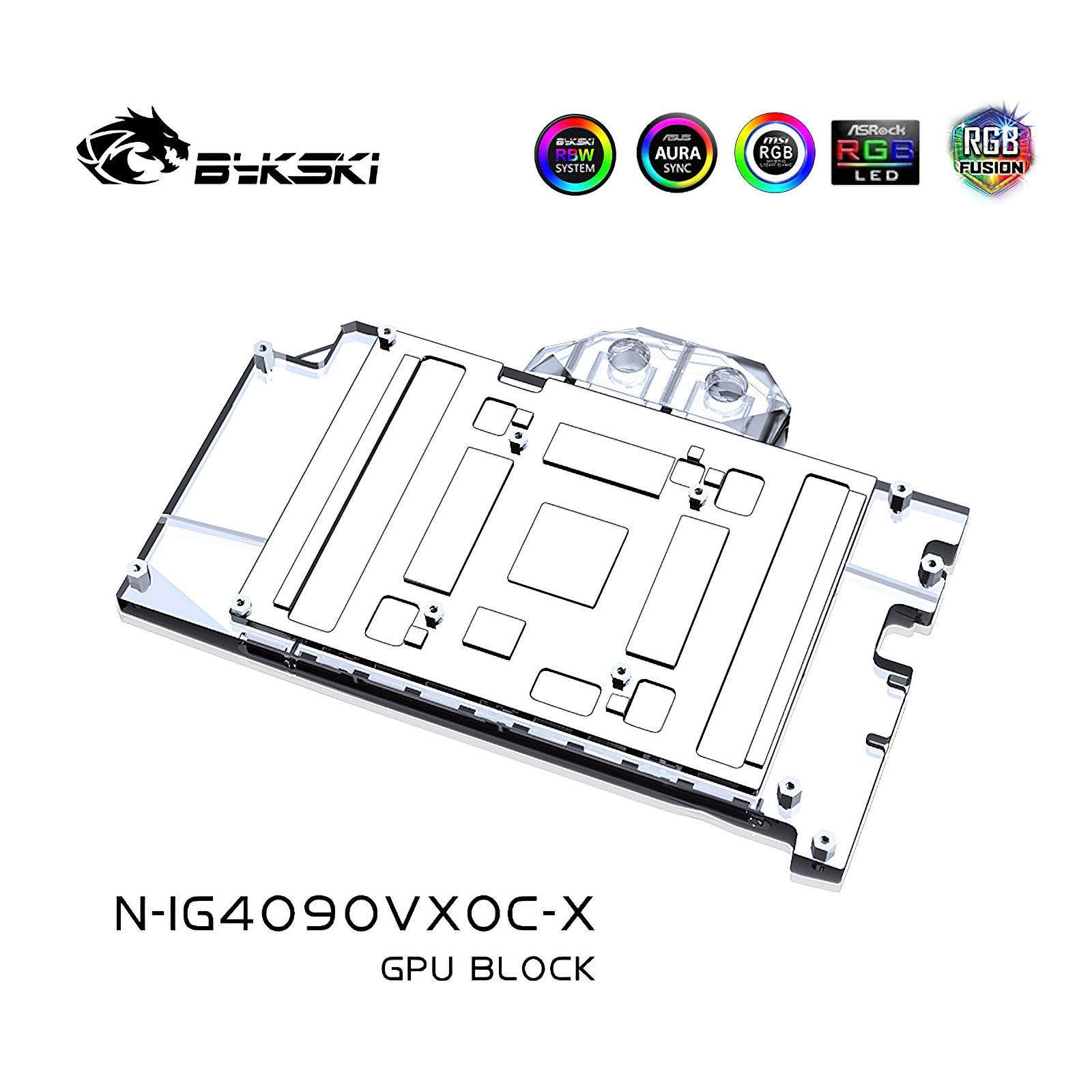 Bykski GPU bloc de couverture  - Rtx 4090 Water Block Full Cover avis et prix
