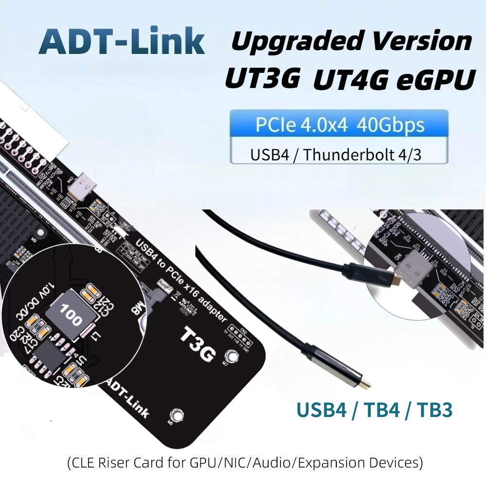 Nouvel adaptateur externe EGPU - Gpu External Dock Egpu Thunderbolt 4 avis et prix
