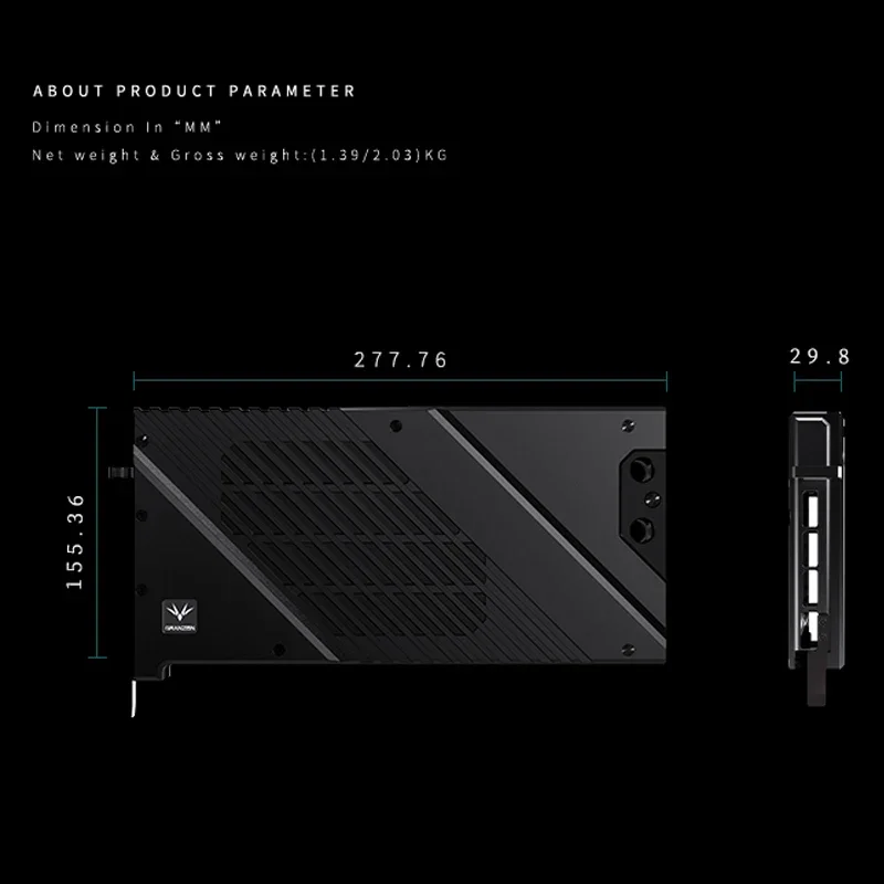 Granzon GBN-MS4090VES, bloc d' - Rtx 4090 Water Block Full Cover avis et prix