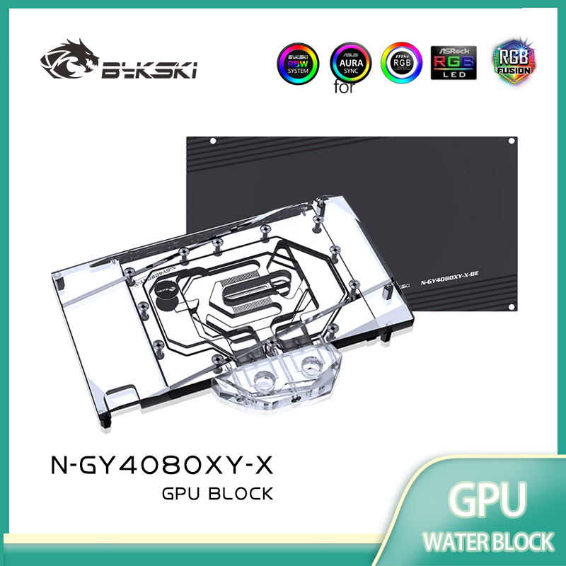 Bloc GPU Bykski N-GY4080XY-X p - Rtx 4080 Water Cooling Block avis et prix