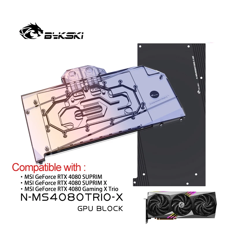 Bloc GPU Bykski pour carte gra - Rtx 4080 Water Cooling Block avis et prix