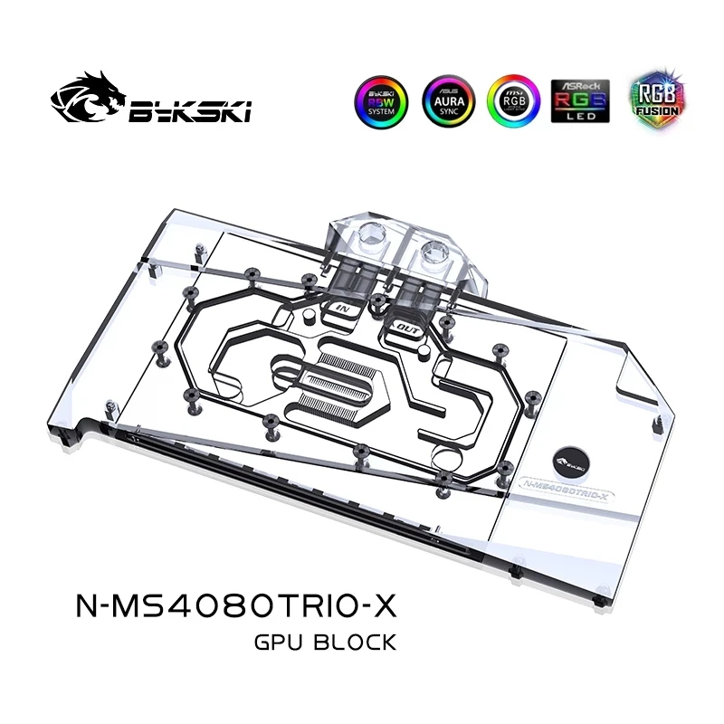 Bloc GPU Bykski pour carte gra - Rtx 4080 Water Cooling Block avis et prix