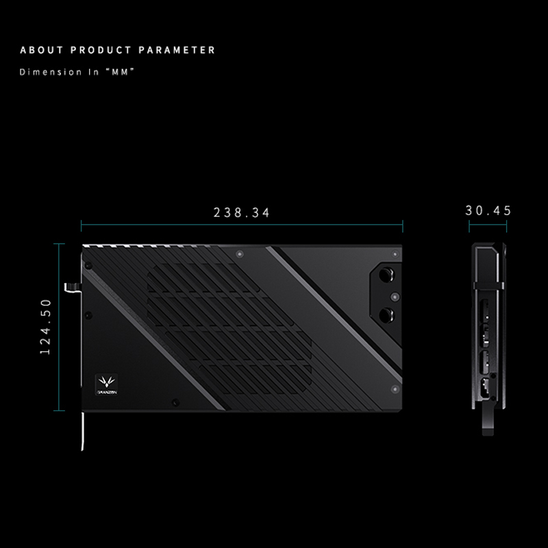 Granzon nuits d'eau pour PNY R - Rtx 4080 Water Cooling Block avis et prix