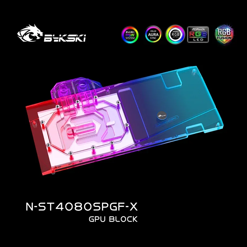 Bloc GPU Bykski pour carte vid - Rtx 4080 Super 16Gb avis et prix