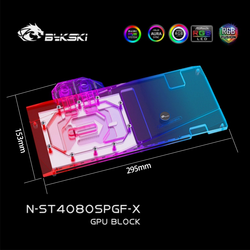 Bloc GPU Bykski N-ST4080SPGF-X - Rtx 4080 Super 16Gb avis et prix