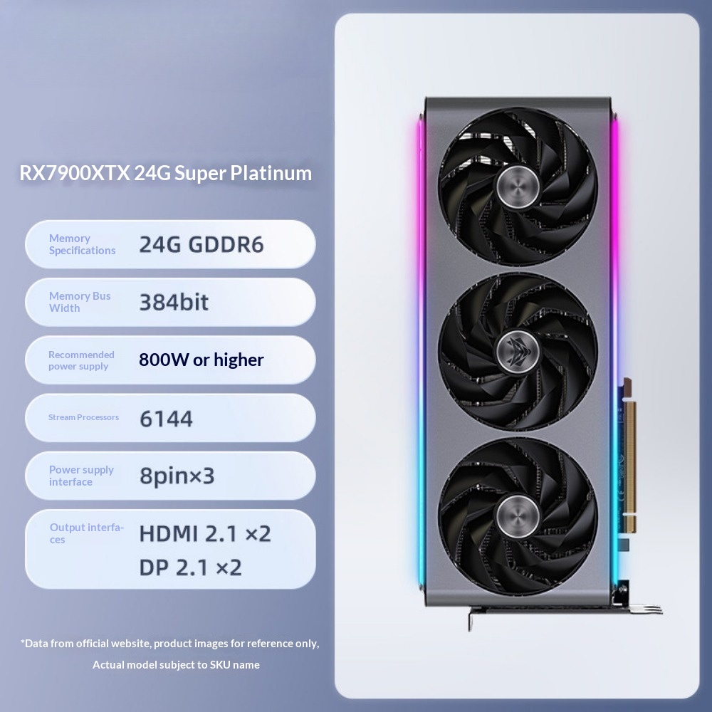 Carte graphique de jeu pour PC - Rx 7900 Xtx 24Gb avis et prix